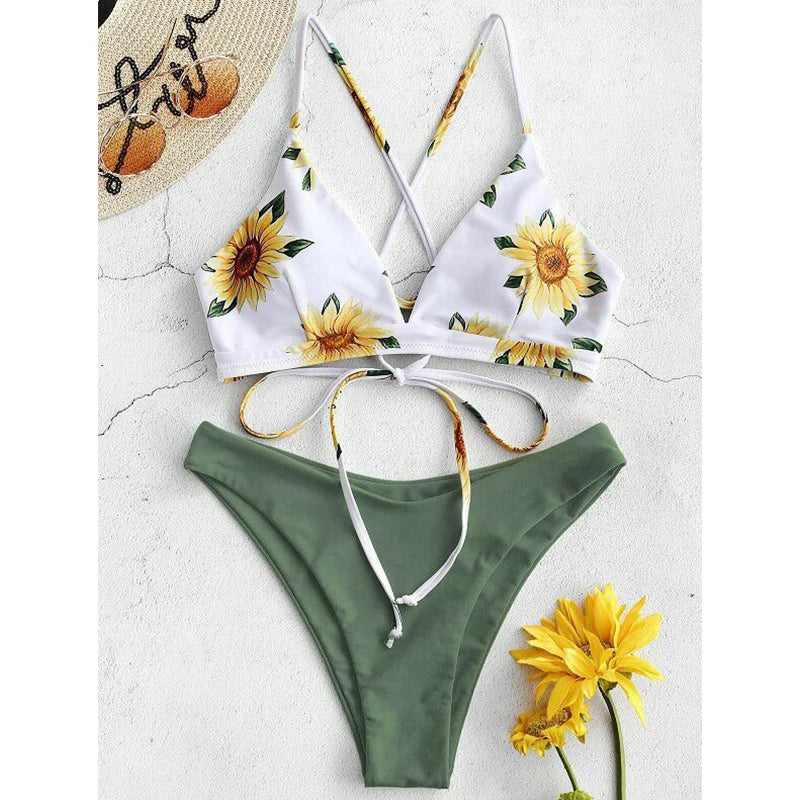 Printed Bikini Set