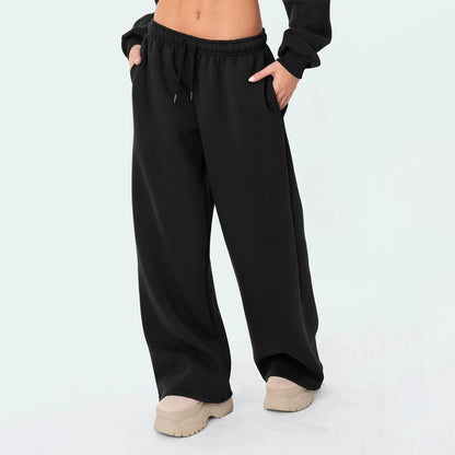 Casual High Waist Wide Leg Joggers