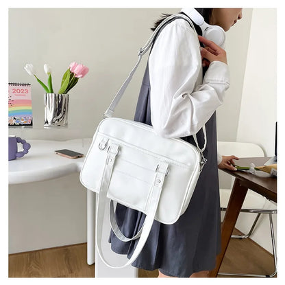 PU Leather Japanese Style Shoulder Crossbody Bag