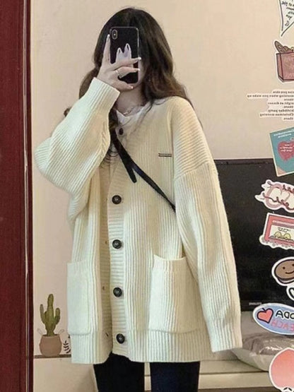 Knitted Long Sleeve Cardigan