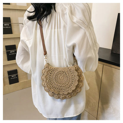 Handmade Hollow Woven Crossbody Bag