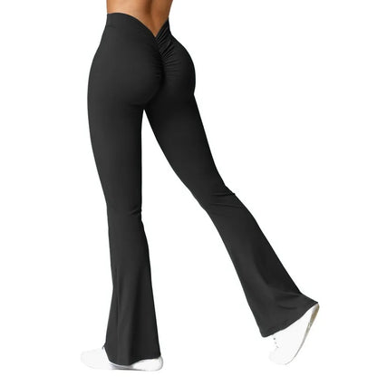 Flared High Waist Gym Leggings