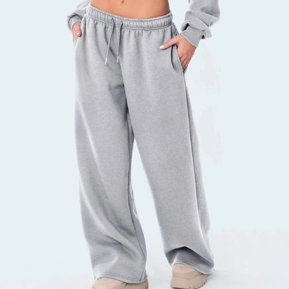 Casual High Waist Wide Leg Joggers