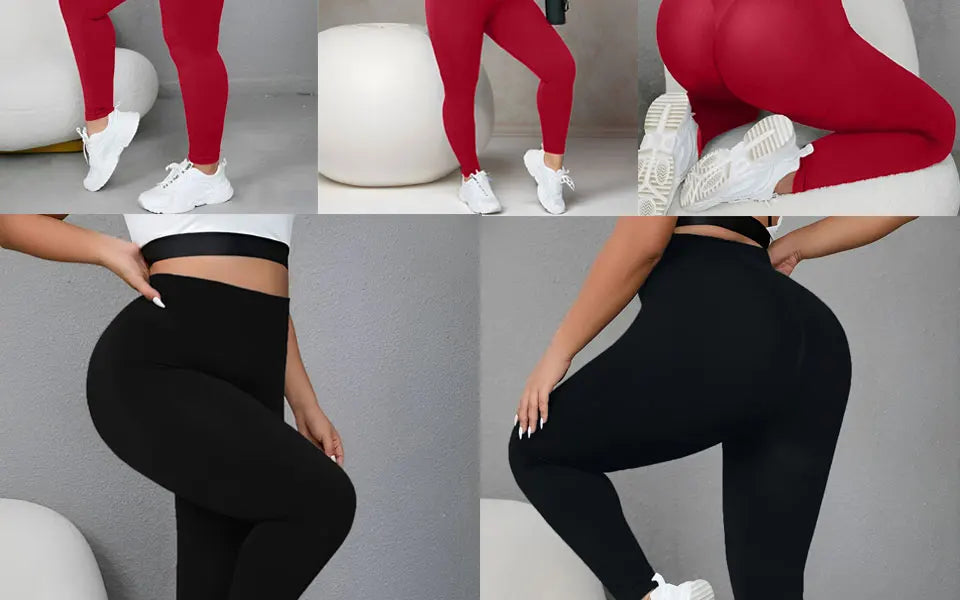 Plus Size High Waist Gym Leggings