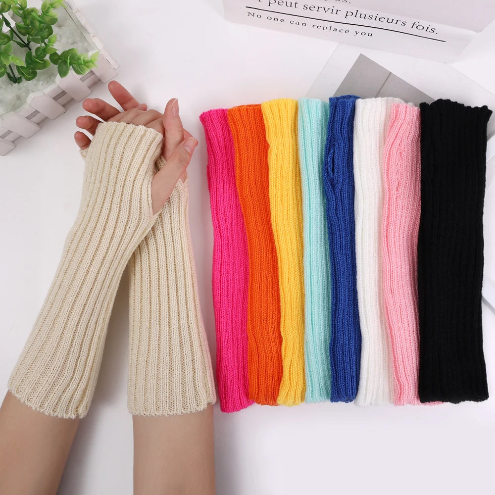 Knitted Long Arm Warmer