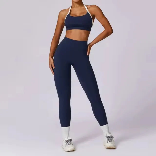 Co-Ord Long Sleeve/Sports Bra Gym Set