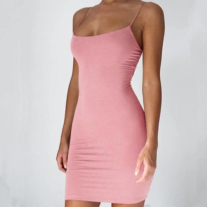 Spaghetti Strap Mini Dress