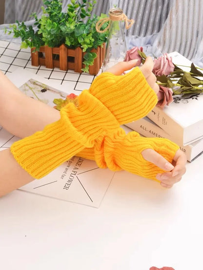 Knitted Long Arm Warmer