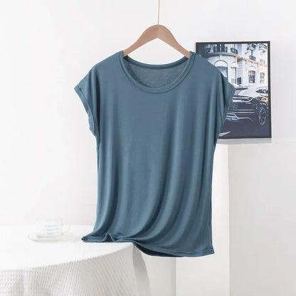 Plus Size Solid Basic Top