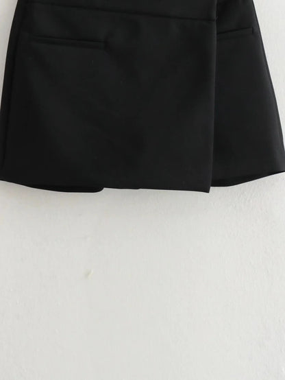 Split Mini High Waist Skort