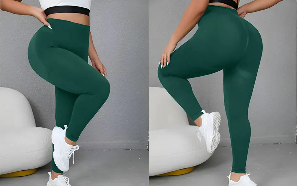 Plus Size High Waist Gym Leggings