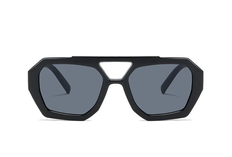 Square Double Bridge Sunglasses