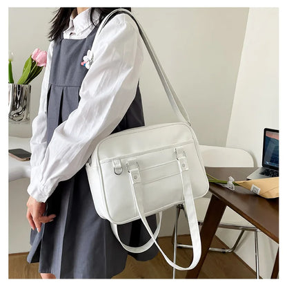 PU Leather Japanese Style Shoulder Crossbody Bag