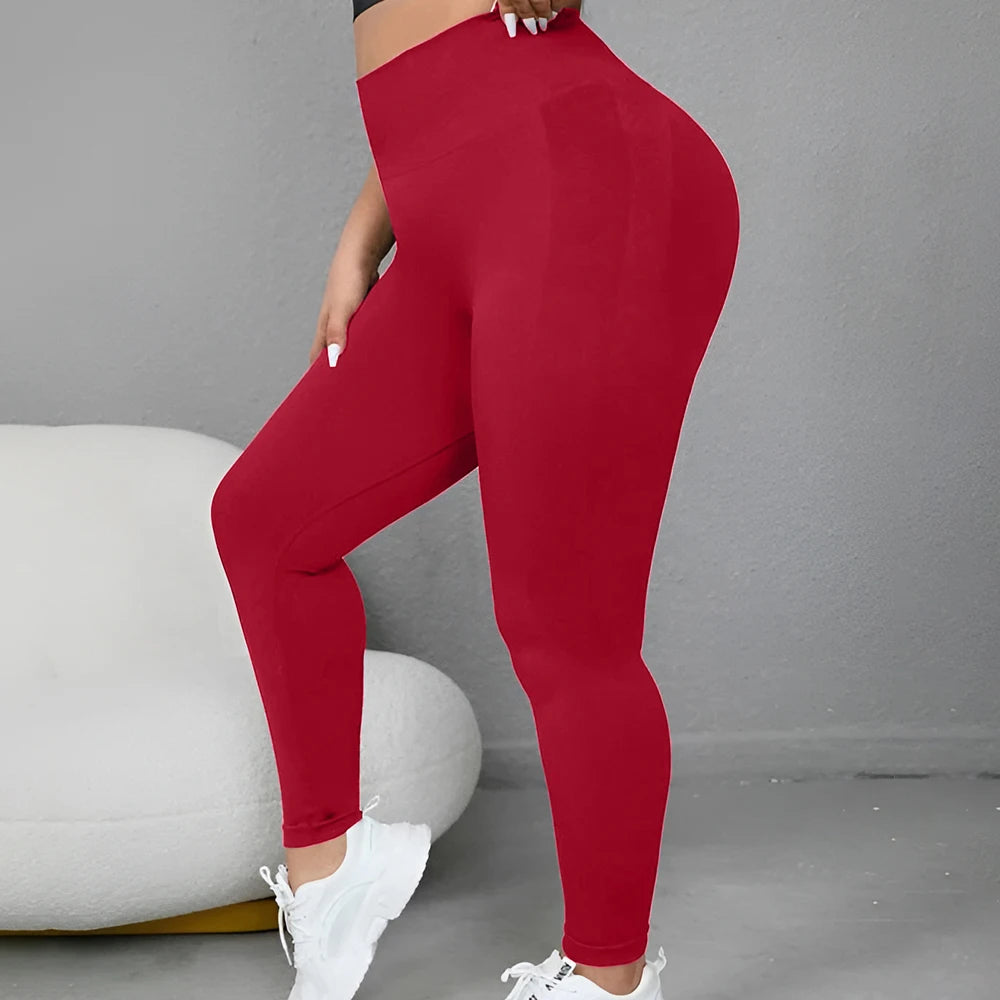 Plus Size High Waist Gym Leggings