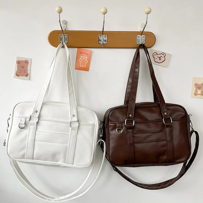 PU Leather Japanese Style Shoulder Crossbody Bag