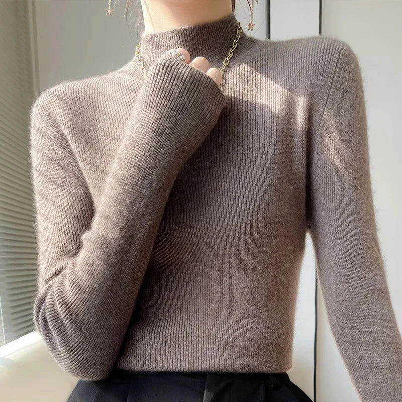 Knitted Turtleneck Jumper