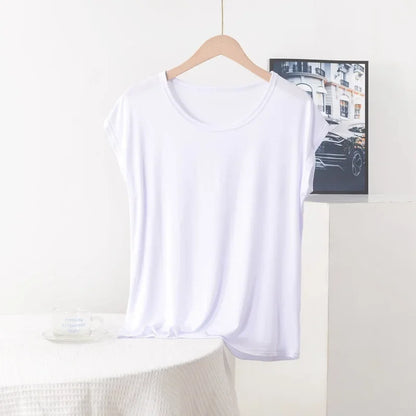 Plus Size Solid Basic Top