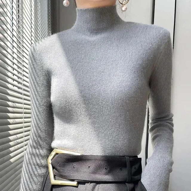 Knitted Turtleneck Jumper