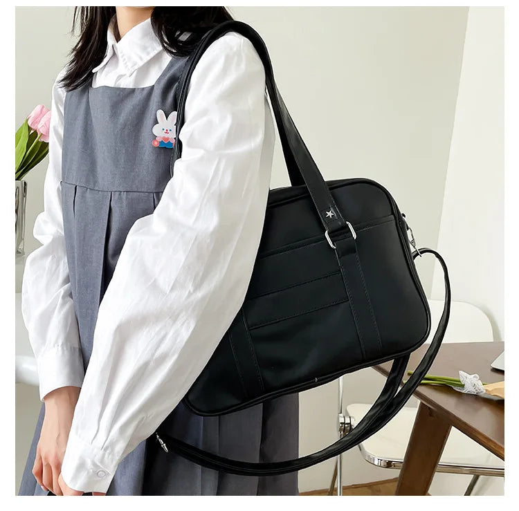 PU Leather Japanese Style Shoulder Crossbody Bag