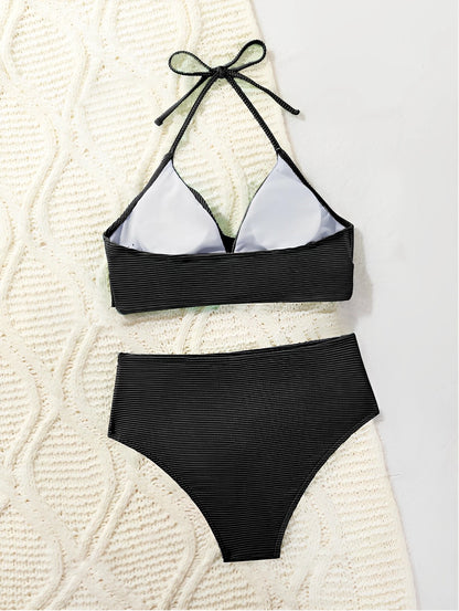 High Waist Halter Neck Bikini