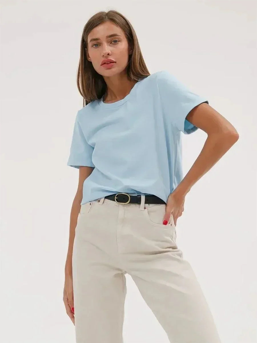 Short Sleeve Loose Top