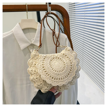 Handmade Hollow Woven Crossbody Bag