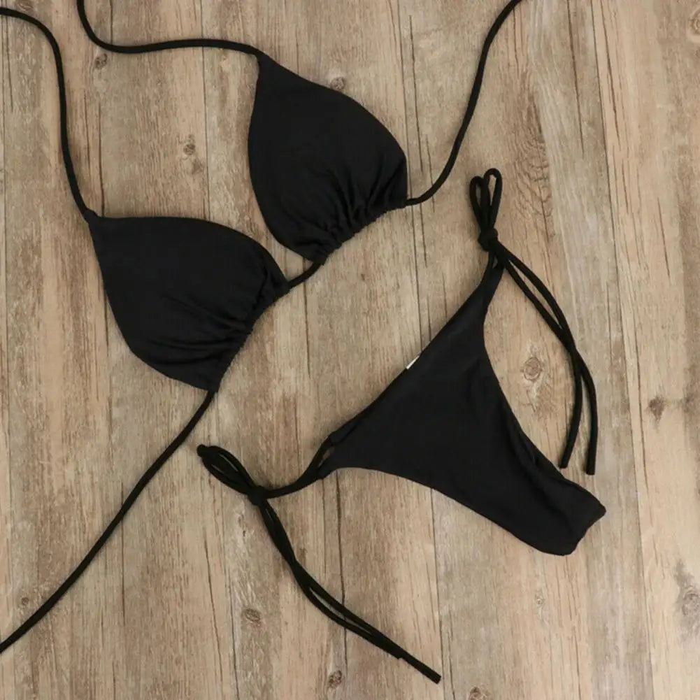 2 Pcs Thong Bikini Set